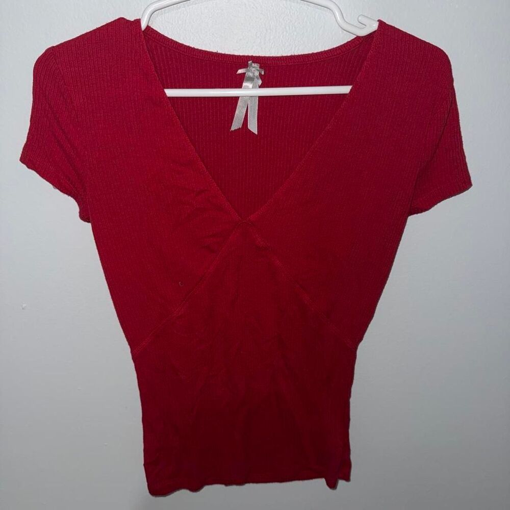 Unbranded Women's Red Crop-top